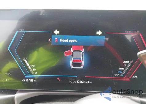 2024 BMW M3 Competition xDrive z USA, uszkodzony, nr VIN WBS43AY03RFT33136